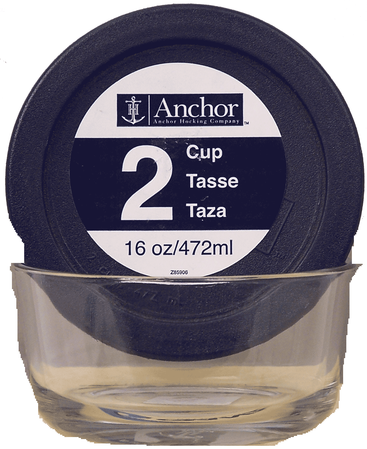 Anchor&nbsp;&nbsp;2 cup glass dish with lid, 16 oz Full-Size Picture